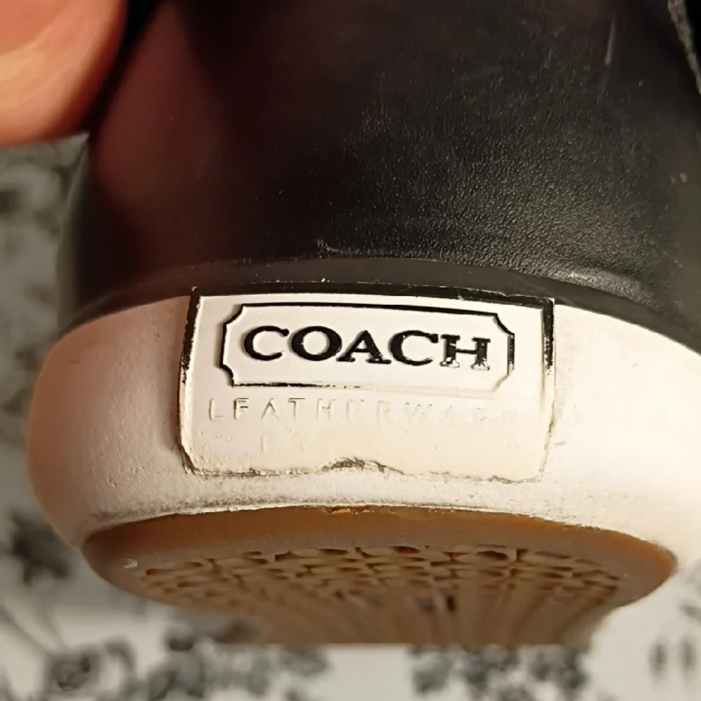 Coach Black‎ and White Casual Women's Sneakers Size 10B - Picture 9 of 10